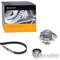 CONTINENTAL CONTITECH ZAHNRIEMEN-SATZ + WASSERPUMPE passend für FIAT CINQUECENTO