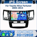 Android 14 GPS Für Toyota Hilux Fortuner 2005-2014 Autoradio Navi Car Play 8CORE