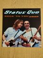 Status Quo = Rock 'Til You Drop Vinyl LP (VERTIGO 510341-1) UK 1991 - EX/EX