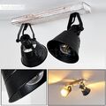 Vintage Wohn Schlaf Zimmer Leuchten schwarz Decken Lampe 2-flammig Flur Strahler