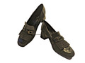 GEOX ° chice Pumps Gr. 40 schwarz Leder Damen Mode Schuhe Halbschuhe Slipper