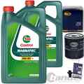 ÖLWECHSELSET KIT+CASTROL 5W30 ÖL passend für 2.2+2.4 TDCI FORD TRANSIT 85-155ps