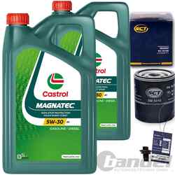ÖLWECHSELSET KIT+CASTROL 5W30 ÖL passend für 2.2+2.4 TDCI FORD TRANSIT 85-155ps