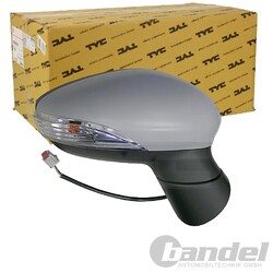 TYC AUßENSPIEGEL LINKS GRUNDIERT PASSEND FÜR FORD FIESTA | 310-0150