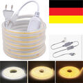 50cm - 30Meter COB LED Streifen Stripe 230V IP67 Band Lichtschlauch Leiste Kette