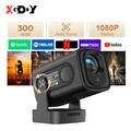 2025 NEU Beamer Projektor 4K UHD WiFi Bluetooth Android TV Heimkino Mini Tragbar
