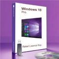Windows 10 Professional | Retail Lizenz Key | mit Installer DVD oder USB-Stick