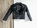 Schwarze Lederjacke von C&A – Gr. 134 – Neu & ungetragen!