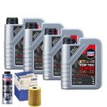 Motoröl 5W30 LIQUI MOLY Top Tec 4300 4L+MAHLE Ölfilter +Spülung