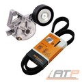 RIEMENSPANNER + KEILRIPPENRIEMEN FÜR VW TRANSPORTER T5 BUS 1.9 TDI 2.0