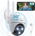 ieGeek 5MP Überwachungskamera Aussen 2.4G&5G WLAN PTZ Outdoor WiFi Dome Camera