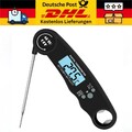 Faltbares Küchenthermometer digital wasserdicht magnetisch mit LCD-Display NEU