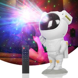 Astronaut Starry Galaxy Projector Night Light Lamp Space Nebula Star W/Remote