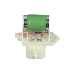 1x Vorwiderstand, Elektromotor (Kühlerlüfter) METZGER 0917354 passend für