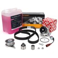 CONTI Zahnriemensatz + febi Wasserpumpe 5L Frostschutz für VW GOLF 7 1.6/2.0 TDI
