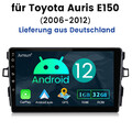 1+32GB Android 12 Autoradio Für Toyota Auris 2006-2012 Carplay GPS Navi carplay