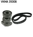 SKF Keilrippenriemensatz VKMA 35008 für OPEL