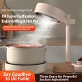 Tragbare USB-Dunstabzugshaube mit waschbarem Filter und abnehmbarem Ventilator f
