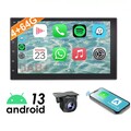 2 DIN DAB+ Android 13 4+64G Carplay Autoradio GPS NAVI WiFi WiFi RDS Bluetooth