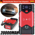 Auto KFZ Starthilfe 20000mAh Powerbank Jump Starter integriertes Schutzsystem