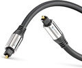 1m Toslink Premium Optisches Audiokabel LWL SPDIF Digital vergoldete Kontakte
