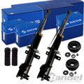 2x SACHS STOßDÄMPFER DOMLAGER + PROTECTION KIT VORNE für NISSAN OPEL RENAULT