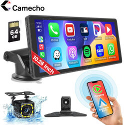 10.26" Wireless CarPlay Android Auto Touchscreen Tragbare AutoRadio GPS 64GKarte