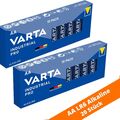 20 x Varta Pro Industrial AA Mignon Alkaline Batterien 1,5 V Box LR6 4006