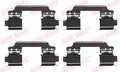Zubehörsatz Scheibenbremsbelag QUICK BRAKE 109-1707 für FIAT HONDA SEDICI EY SX4