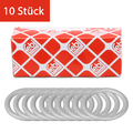 10x febi Dichtring Ölablassschraube für AUDI S4 B6 B7 S6 RS6 C5 A6 C6 Q7 A8 4LB