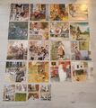 16 Carl Larsson - Drucke und 8 Kunstpostkarten von Carl Larsson