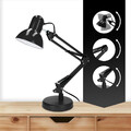 Retro Schreibtischlampe E27 Arbeitslampe Gelenkarm Leselampe Tischlampe + Clip