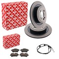 FEBI BREMSSCHEIBEN 280mm + BELÄGE HINTEN passend für MINI R55 R56 R57
