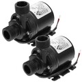 2 Stück DC 12 V bürstenlose Tauchwasserpumpe 800 l/h 5 m für