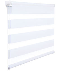 WOLTU Doppelrollo Klemmfix ohne Bohren Duo Rollo Seitenzugrollo Tür Fensterrollo