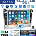 32G Carplay Für Opel Astra H Corsa C D Vectra Zafira Autoradio Android14 GPS Kam