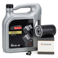 5L ORIGINAL 5W30 A5 Motoröl Öl + HIRSCHER Ölfilter für FORD FOCUS FIESTA MONDEO