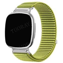 Sport Nylon Loop Armband für Fitbit Versa 4 3 Sense Sense 2 Uhrenarmband Ersatz