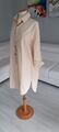 Sens Uniq Paris Long Bluse Hemdbluse Tunika Gr. 46-48   Beige
