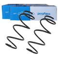 2X PROFLEX FAHRWERKSFEDERN VORNE PASSEND FÜR NISSAN MICRA RENAULT MODUS