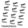 12 Sets Kettensäge Kette Reparatur Glieder 3/8LP Teilung - 0,050 Stärke Kit nützlich Neu