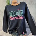 Zwillingsherz Sweatshirt Pullover Shirt Aufdruck Moin Nordsee S bis XL (1 478)