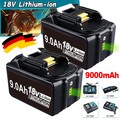 Für Makita Akku 18V 9Ah BL1860B BL1850B BL1840B BL1830B Ersetzen Batterie