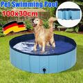 Hundepool Doggy Pool Kinder Swimmingpool Hundebad Schwimmbecken Faltbarer