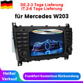 Für Benz C-Klasse W203 CLK 209 7" HD Autoradio GPS Navi CD DVD RDS SWC BT DAB+