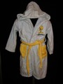 Kapuzen Bademantel Gr 98/104 Velour-Frottee 100% Baumwolle LOONEY TUNES TWEETY 