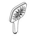 GROHE Rainshower 130 SmartActive Cube | Handbrause 3 Strahlarten | Chrom | 26582