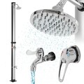 Solardusche Außendusche Gartendusche Campingdusche Bodenelement Pooldusche