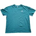 New Balance T-Shirt grün bestickt Logo Herren XL extra groß