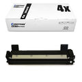 4x Eurotone ECO Patrone kompatibel f�r Brother Mf�-1810 HL-1201 HL-1110-R